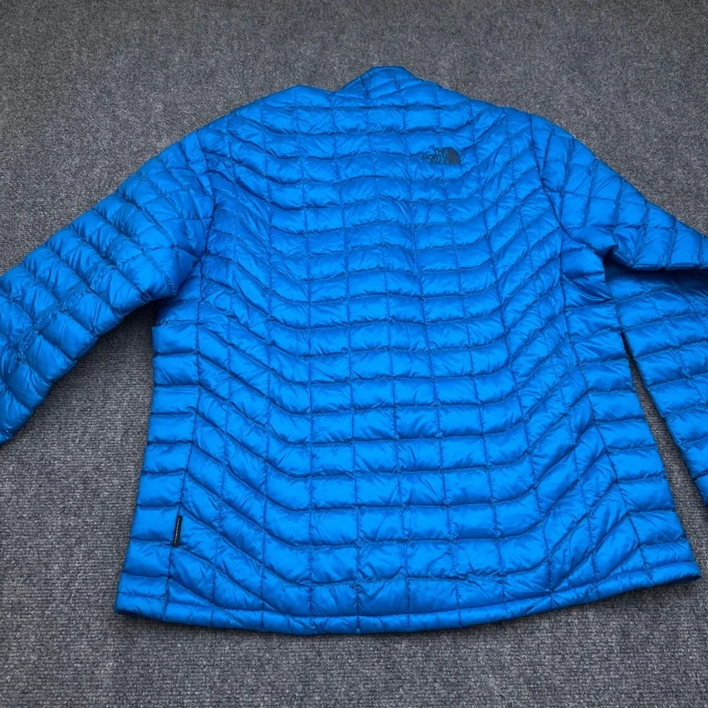 NEW The North Face ThermoBall Jacket Mens XL Hyper Blue Quilted Full Zip Puffer